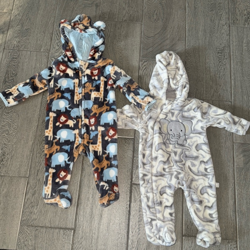 Baby Mack and little joy baby bodysuits